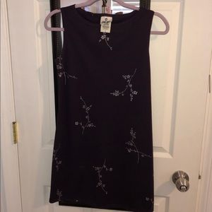 Purple conformation dress